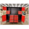 Buy cheap 1.0-1.5mm Thickness Heavy Duty Red Stainless Steel Workbench Tool Cabinets for Workshop from wholesalers