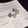 Buy cheap Piaget full diamonds of rose pearl earrings 18kt gold with white gold or yellow gold or pink gold from wholesalers