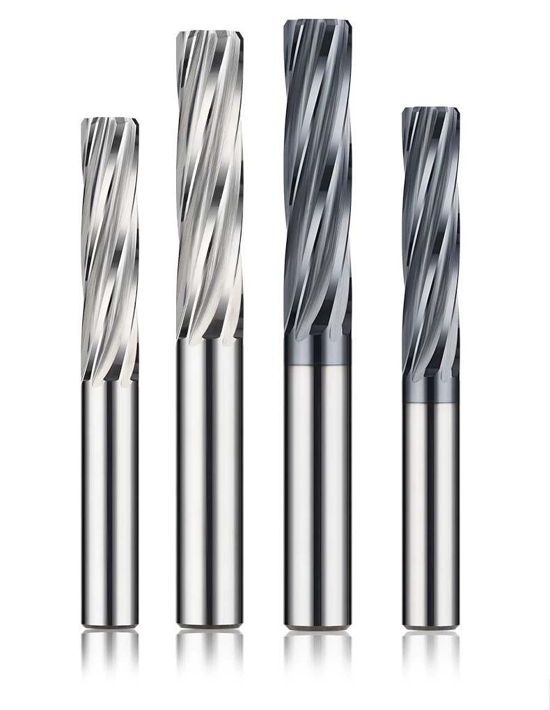 5.01-5.5mm Diameter High Precision Solid Carbide Reamer for Copper etc. Tool Length 50-150mm