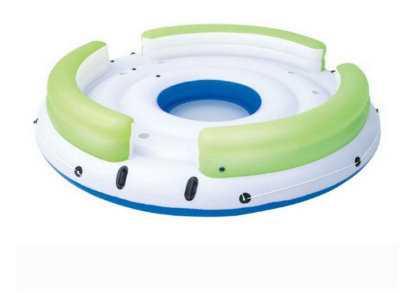 Buy cheap Family Party Inflatable Water Toys Island Lounge High Durability PVC Material from wholesalers