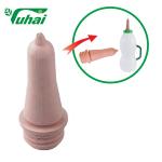 Calf Bottle Nipples Pink Teats with L Shaped Hole