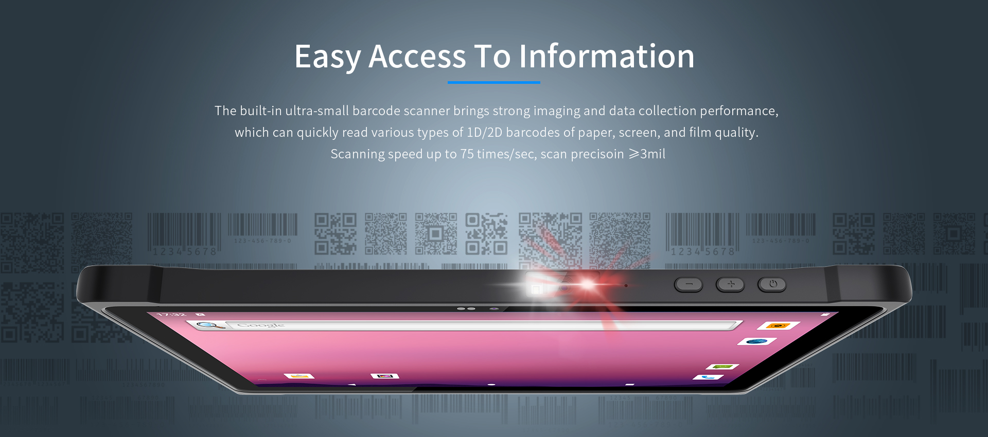 5G Rugged Tablet PC with Touch Screen Android GPS WiFi 128GB USB Interface Octa-Core Processor 650g
