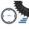 Buy cheap Aluminum Alloy Bicycles Parts 104BCD Mountain Road Bicycle Chainwheel ChainRings from wholesalers