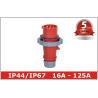 Buy cheap Red 4 Pin 3H Industrial Plugs And Connectors for Reefer Container from wholesalers