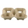 Buy cheap Biodegradable Heat Insulation 2 4 Trays Takeaway Coffee Cup Carrier from wholesalers
