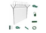 Buy cheap Middle East Countries Chain Link Privacy Fence Dark Green For Airport from wholesalers