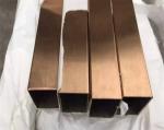 Gold Stainless Steel Pipe Tube Hairline Finish 201 304 316 For Handrail