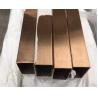 Buy cheap Gold Stainless Steel Pipe Tube Hairline Finish 201 304 316 For Handrail Balustrade Ceiling Decoration from wholesalers