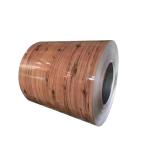 ASTM A755 Wood Grain Prepainted Steel Coil Used For Indoor Decoration Wall