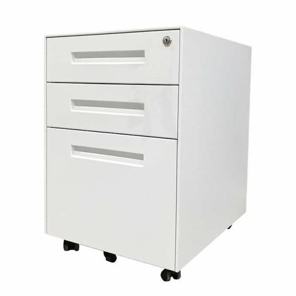 Buy cheap CBNT Metal Office Furniture Modern 3 Drawer Cabinet With Wheels from wholesalers