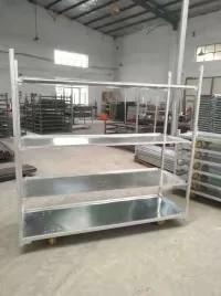 Buy cheap Metal Flower Cart Shipping Cart Metal Plant Greenhouse Trolley Danish Cart from wholesalers
