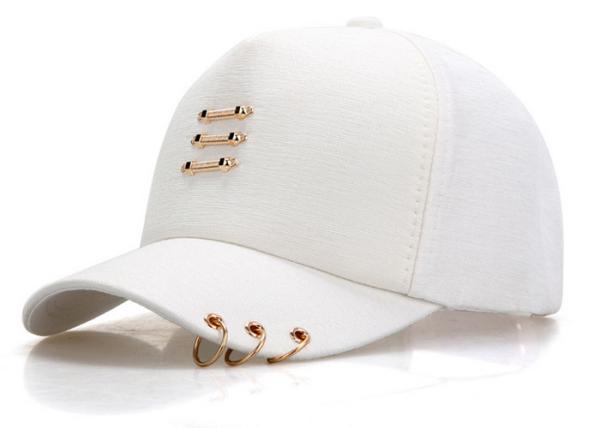 Buy cheap White Color 6 Panels New Era Baseball Caps , Outdoor Sports Ladies Baseball Caps from wholesalers