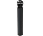 Black Driveway Bollard Lights / Pathway Lighting Bollards For Pedestrain Street