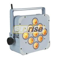 Buy cheap Rechargeable Wireless LED Par Lights 9x18W LED 6in1 AC110-250V 50Hz/60Hz product