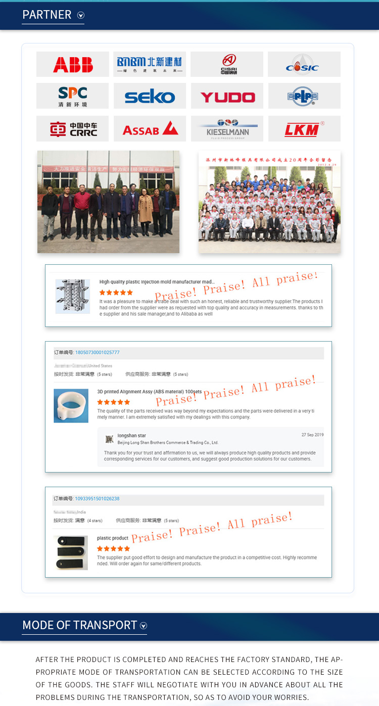 Custom Injection Rubber Die Casting Service ABS/PC/POM/PP/PS/PE/PVC/PA6/PA66/PMMA/TPU/TPE/PU