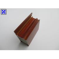 Buy cheap Wooden Grain Transfer Aluminium Window Extrusions For Double Casement Window product
