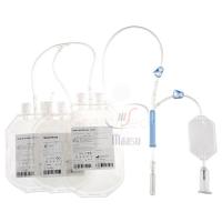 Buy cheap Medical Blood Collection Bags , Transparent Empty Triple Blood Bag product