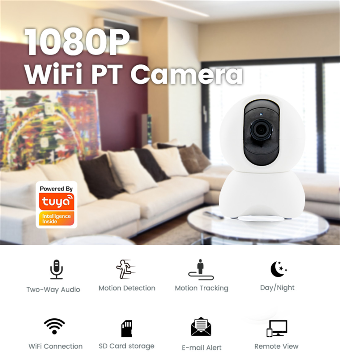 1080p Indoor Baby IP Camera(JY-P01-2MP)