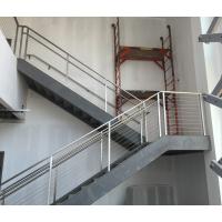 Buy cheap 12mm Tempered Glass Interior Stair Railings Stainless Steel Balcony Balustrade product