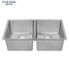 Buy cheap Anti Rust Stainless SUS3O4 Undermount Double Kitchen Sink Quick Delivery from wholesalers