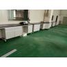 Buy cheap White Wood Lab Workbench Furniture With Steel Frame For High School / Hospital from wholesalers