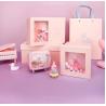 Buy cheap Pink Paperboard CMYK Recycled Paper Gift Boxes from wholesalers