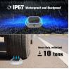 Buy cheap Aluminum IP68 Waterproof Solar Powered Driveway Dock Lights for Outdoor Stairs Step Fence Yard Patio from wholesalers