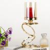 Buy cheap European Creative Candle Holder Three Ring Metal Wrought Iron Gold Holder from wholesalers