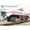 Buy cheap Mild Steel Q235 / Q345 18000L Mechanical / Pneumatic Tanker Trailers 2 Axle from wholesalers