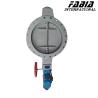 Buy cheap Stainless Steel Flanged Pneumatic Valve High Performance Industrial Butterfly Valve from wholesalers