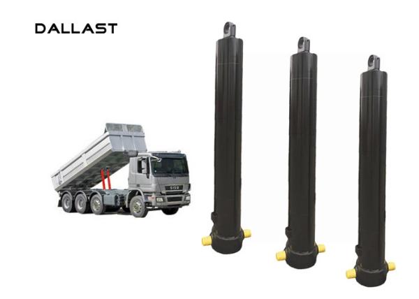 Buy cheap Single Acting Telescopic Long Stroke Dump Truck Hydraulic Cylinder from wholesalers