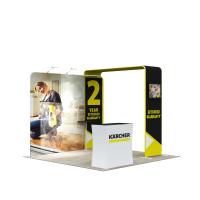 Buy cheap 10 Ft Trade Show Booth Displays , Trade Show Display Stands Wall Aluminum Frame product