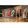Buy cheap P7 Transparent Glass LED Display Indoor Advertising 1000×1000 Mm Panel Size from wholesalers