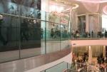 Shopping Mall Toughened Railing Glass High strength Max 1830 x 2440 mm