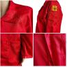 Buy cheap Antistatic Polyester Cotton Lab Coat Cleanroom ESD Safety Clothing Conductive Fiber from wholesalers