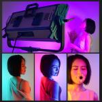 Remote 300W RGB LED Video Light 95Ra 2800-9990K+-300K Color Temperature