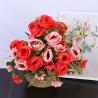 Buy cheap European style simulation rolled edge rose wedding bouquet, wedding photography props, floral arrangement, home decoration, simulation flower from wholesalers