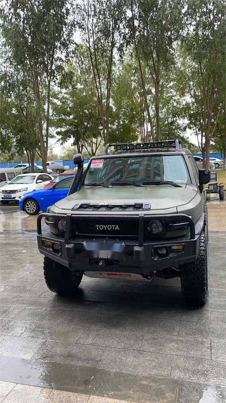 OEM Toyota FJ Cruiser Winch Bull Bar Front Bumper Rear Bumper with Tire Carrier Jerrycan Holder
