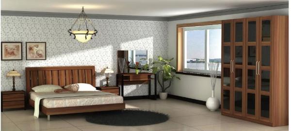 Buy cheap Multi Color Full Bedroom Furniture Sets Melamine Finishing Panel Furniture from wholesalers