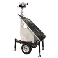 Buy cheap Security Camera Trailer Solar Cctv Trailer With 2*300W Solar Panels For product
