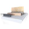 Buy cheap Coated Metal Floor Tile Display Rack Customized Design Logo Printed from wholesalers