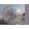 Buy cheap Colour Dot Inflatable Zorb Ball Human Hamster Rolling ball With colorful D-ring from wholesalers