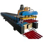 980 Trapezoidal roofing sheet roll forming machine for Brazil metal roof roll