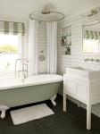 Shower Curtain with Hooks (Natural Herringbone) and PEVA Shower Curtain Liner