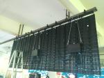 P10mm outdoor flexible led video wall rental display screens transparent super