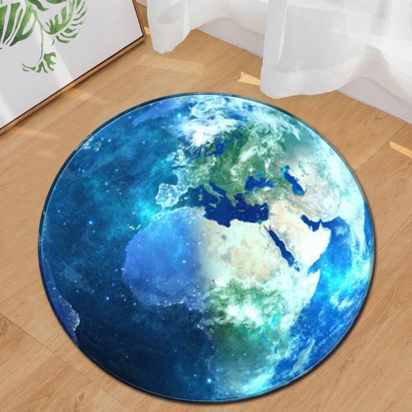 Buy cheap Planet Round Area Rugs Machine Washable Gaming Chair Rug from wholesalers