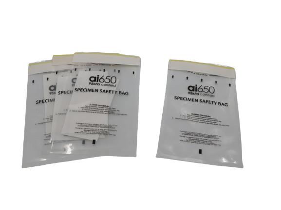 Buy cheap Polyethylene 95kPa Pressure Range Clear / White Specimen Bag Leakproof from wholesalers