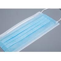 Buy cheap None Sterile Type 3 Ply Non Woven Anti Pollution Earloop Face Mask product