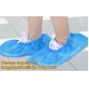 Buy cheap Disposable colorful antistatic PE CPE PP SMS Microporous shoe cover good quality low price waterproof shoe bagease pack from wholesalers