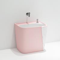 Buy cheap OEM ODM Colorful Ceramic Mop Sink Single Hole Bathroom Sanitary Ware product